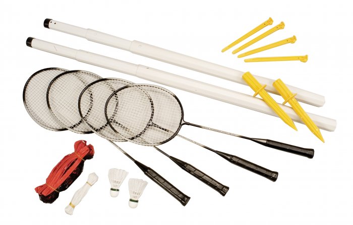 Champion Sports Deluxe Badminton Racket Net Set FREE SHIPPING