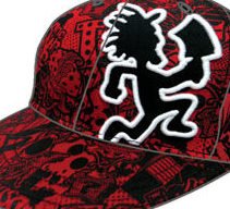 Insane Clown Posse ICP Concert Hatchetman Hat Cap Red