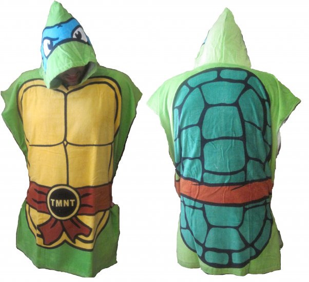TMNT Teenage Mutant Ninja Turtles Leonardo Action Figure Towel