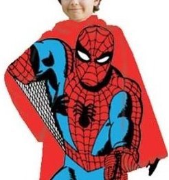 Amazing Spiderman Comic Book Hero Fleece Snuggie Blanket Pajama Robe Small