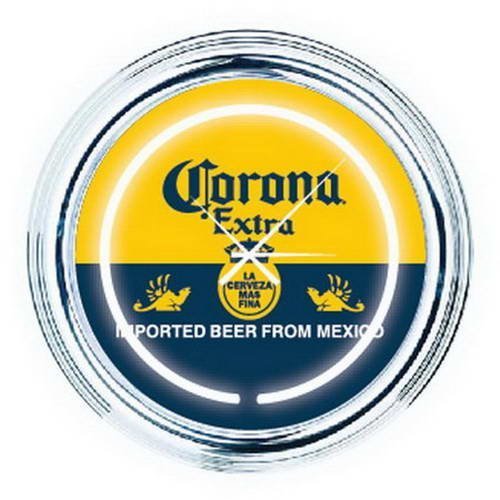 Corona Extra Beer Cerveza Bottle Bar Sign Neon Clock