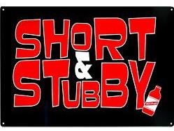 Red Stripe Jamaican Beer Bottle Short Stubby Bar Sign