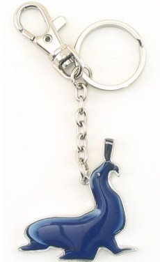 Guinnness Extra Stout Beer Seal Keychain Key Ring FOB