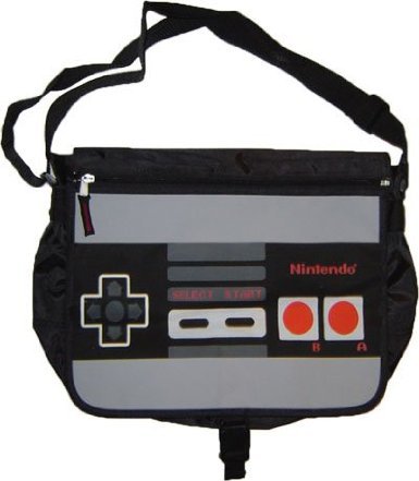 Nintendo NES DS Wii Game Messenger Back Pack Book Bag