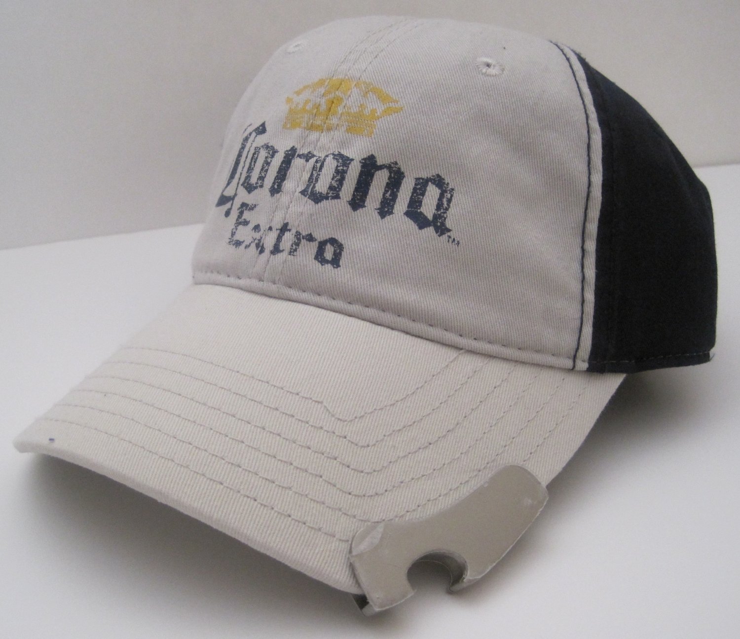 Corona Extra Beer Cerveza Bottle Opener Ball Cap Hat
