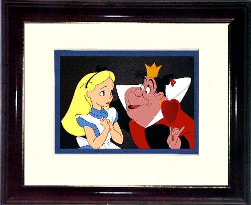 Alice in Wonderland and The Queen of Hearts #A253