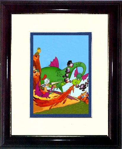 Fred Flintstone and the Dragon #A394