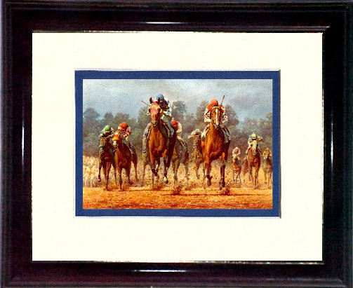 ALYSHEBEA AND BET TWICE HORSE RACING #A601