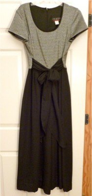 Vintage 80's J.R. Nites by Caliendo Metallic Top Jumpsuit Silky Wide Legs 10