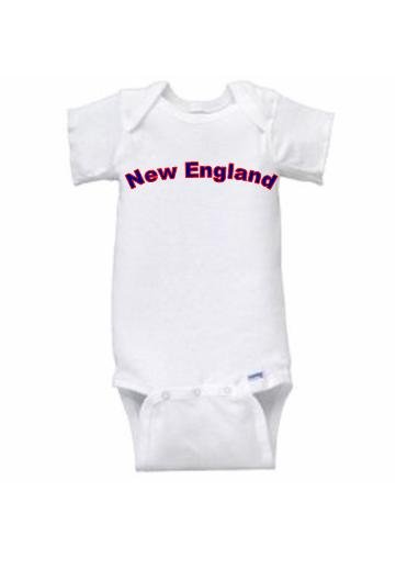 New England Short Sleeve Onesie