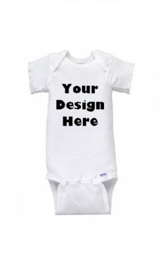 Custom Graphic Short Sleeve Onesie