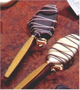 Chocolate Dipped Spoons