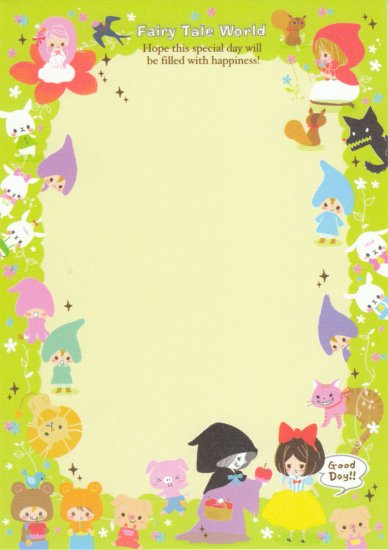 kamio fairy tale world loose memos