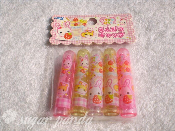 crux bunny parfait pencil caps