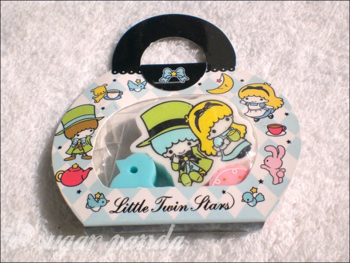 sanrio little twin star eraser set