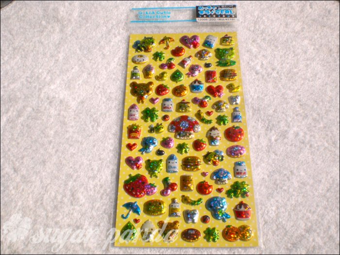 q-lia cutie collection sticker sheet