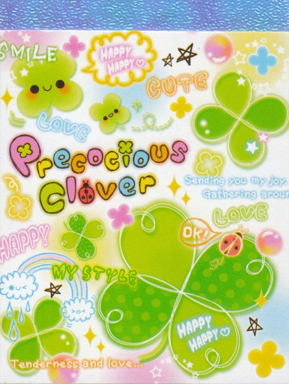 kamio precocious clover mini memo pad