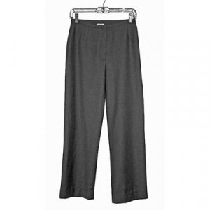 LAURA ASHLEY Gray Wool Wide Leg Pants/Trousers Size 6 US, 10 UK, 36 EU