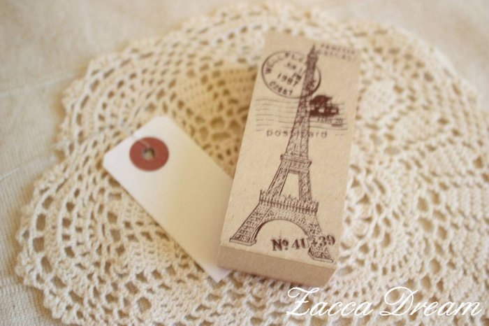 Paris - Rubber stamping hand carry from Japan