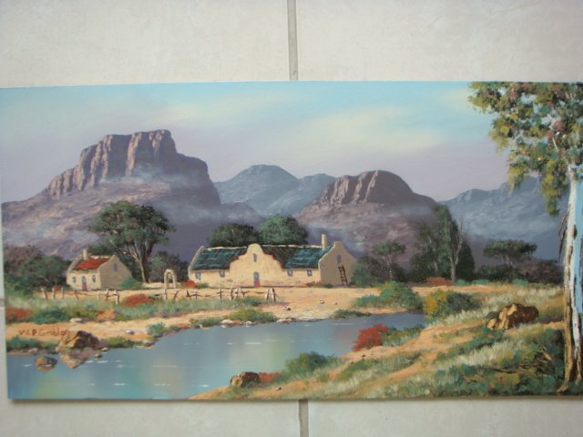 Original Oil Painting - South African Artist - Worcester