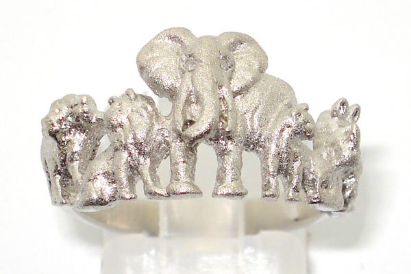 Silver "BIG5" Ring