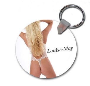 Louise-may Round Keyring 2