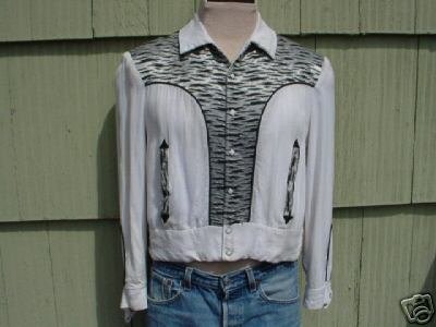 Vintage 50s Mens Western Jacket WESTERNER 1959 S