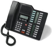 NORTEL NORSTART M7324 BLACK TELEPHONE