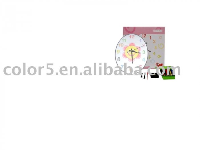Children clock *Paper clock *Toy clock(DIY-C012)