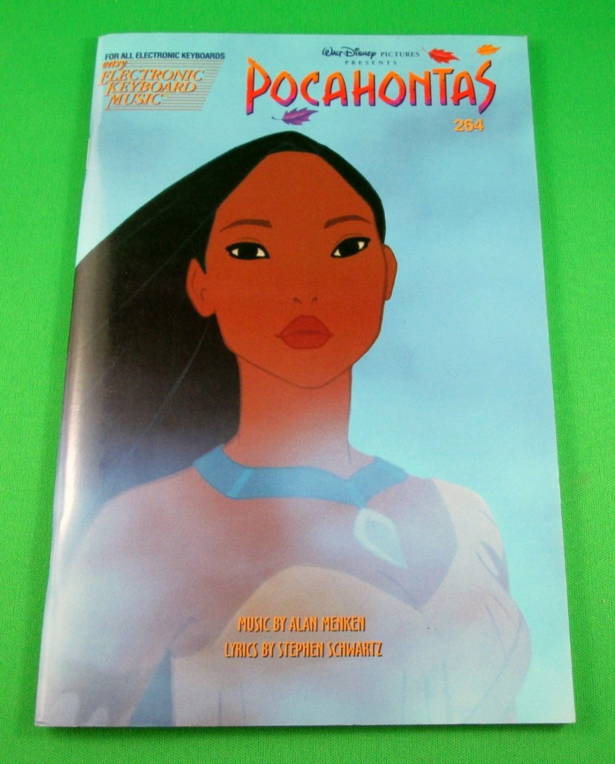 Pocahontas Easy Electronic Keyboard Song Book Walt Disney © 1995 Old 