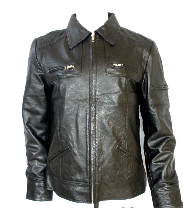 NWT Men's Bomber Leather Jacket Style M48