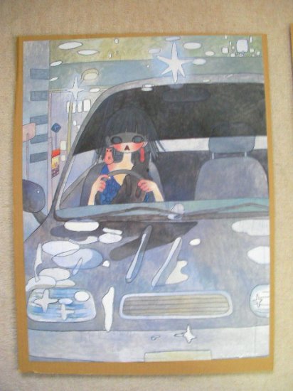 Aya Takano "DRIVE WITH A NIGHT DOG"