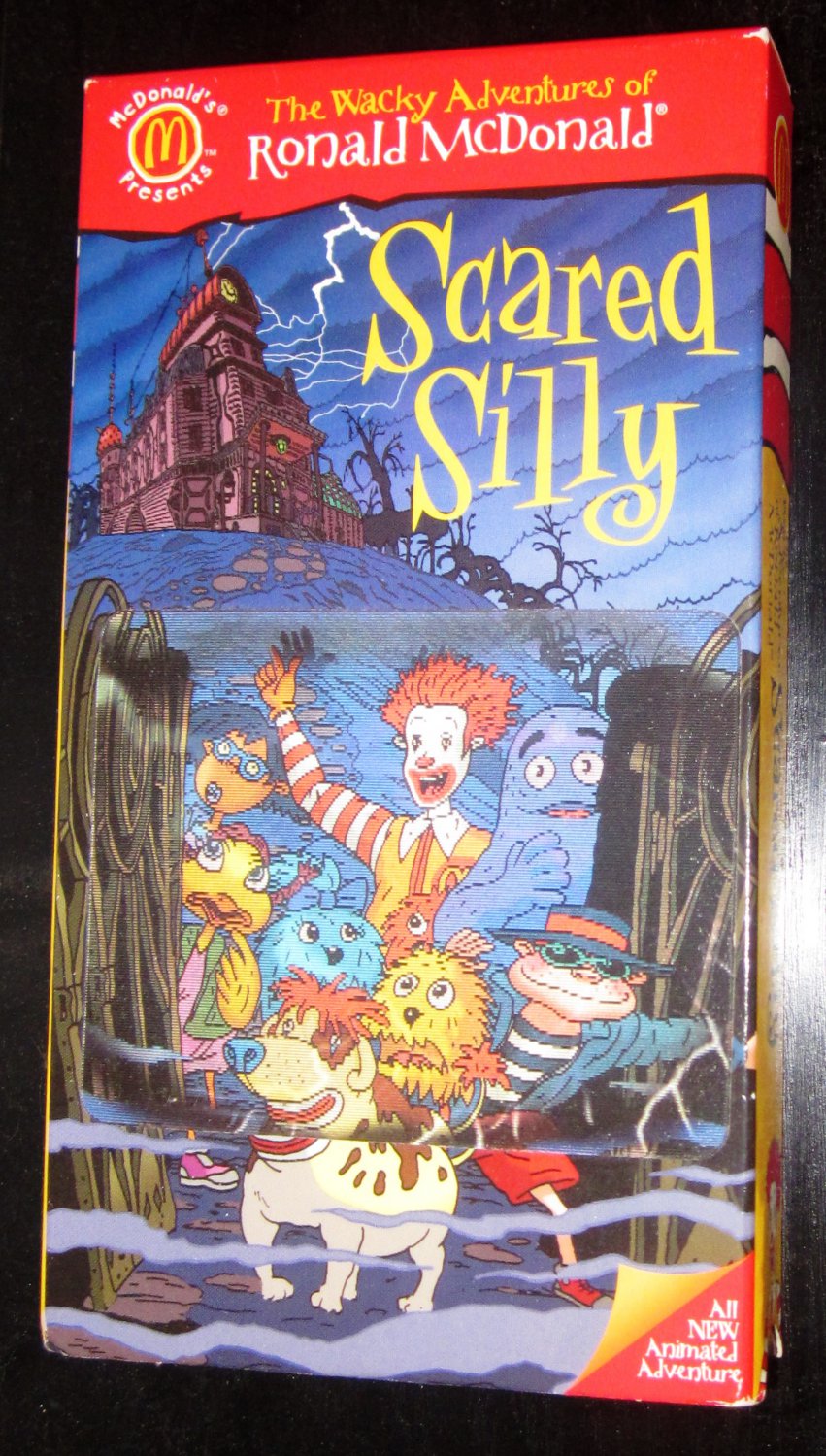 Wacky Adventures Of Ronald Mcdonald Scared Silly Vhs