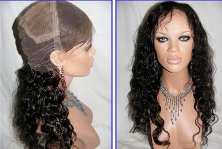 Custom order Remy Indian Hair Full Lace Wig 24"