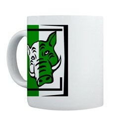 Green Pig Mug