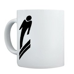 Ski Silhouette Mug