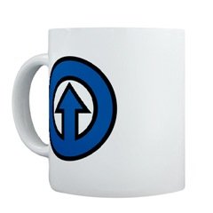 Blue Arrow Mug