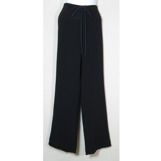 Perfect TAHARI Black Tie-Front Pants Slacks Size 2