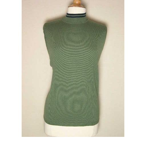 Pretty C. J. BANKS Olive Green Shell Top Size 1X