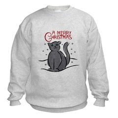 Christmas Cat Sweatshirt