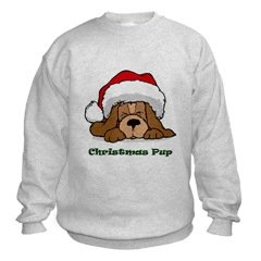 Christmas Puppy Dog Sweatshirt