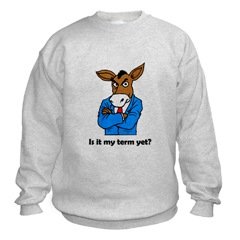 Pissed Democrat Donkey Sweatshirt