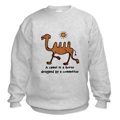 Horse by Committee Camel Sweatshirt