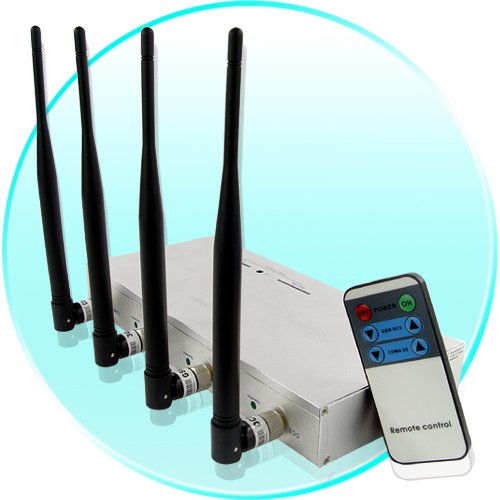 Mounted Cellphone Jammer with Signal Strength Remote