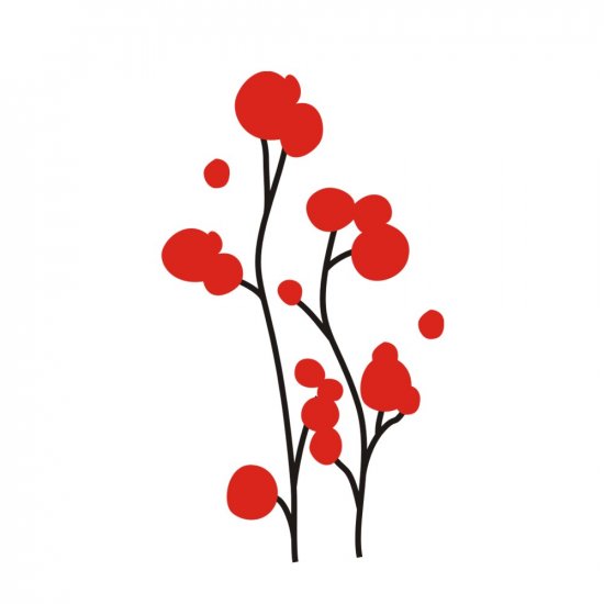 BLOSSOM WALL VINYL DECALS ART GRAPHICS STICKERS
