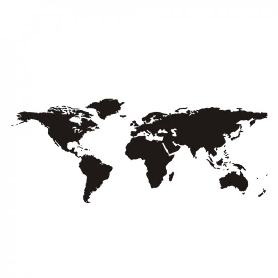 AROUND THE WORLD WALL VINYL DECALS ART GRAPHICS STICKERS