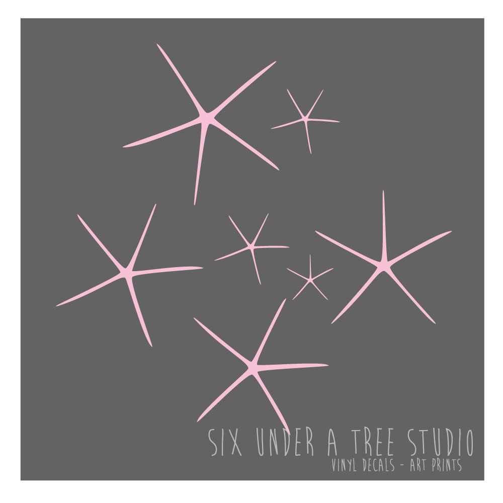 STARFISH WALL VINYL DECALS ART GRAPHICS STICKERS