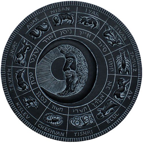 Moon Fest Jewish Lunar Calendar Plaque