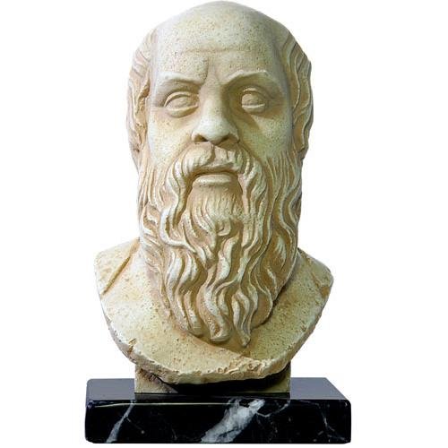 Socrates Ancient Greek Philosopher Bust Sculpture