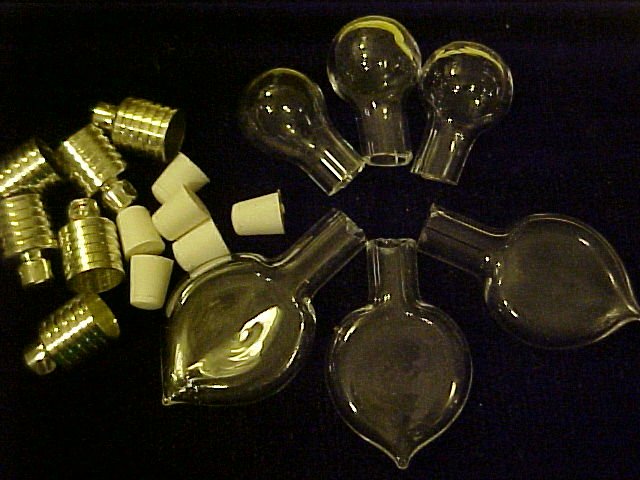 PENDANT VIAL ~FILL YOUR OWN~ KITS (6) FREE GOLD FLAKE!